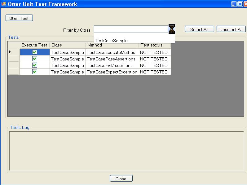 Otter Unit Test Application